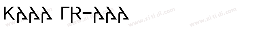 Cera GR字体转换